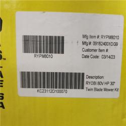 Phoenix NEW RYOBI 80V HP Brushless Battery Cordless Electric 30 in. Multi-Blade Lawn Mower with Battery and Charger