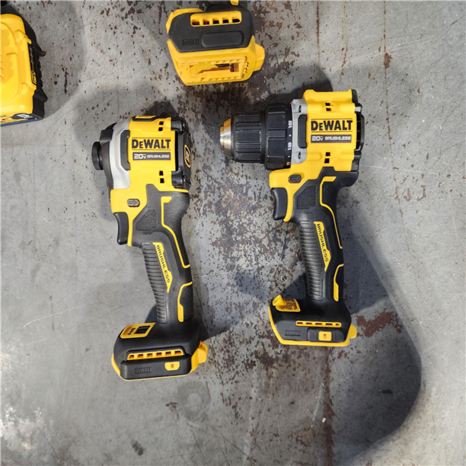 HOUSTON LOCATION - AS-IS DEWALT 3 TOOL COMBO KIT W/ (2) BATTERY & CHARGER