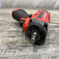 AS-IS Milwaukee FUEL 12V Lithium-Ion Brushless Cordless Stubby 1/2 in. Impact Wrench (Tool-Only)