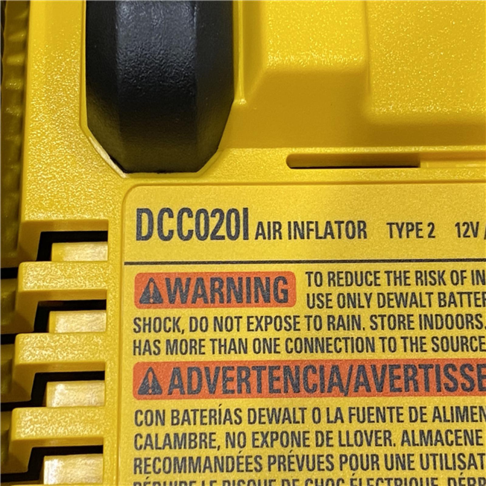 AS-IS DEWALT 20V MAX Cordless Electric Portable Inflator (Tool Only)