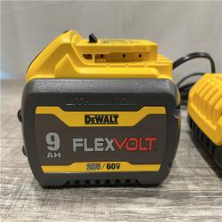 AS-IS DEWALT 20V/60V MAX FLEXVOLT Lithium-Ion 9.0Ah Battery and Charger Starter Kit