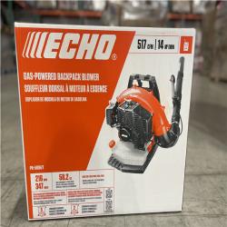 DALLAS LOCATION- NEW! ECHO 58.2CC 216 MPH 517 CFM  Gas 2-Stroke Backpack Leaf Blower