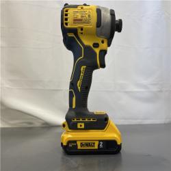 AS-IS - DeWalt ATOMIC 20V MAX Lithium-Ion Brushless Cordless Compact 1/4 in. Impact Driver Kit