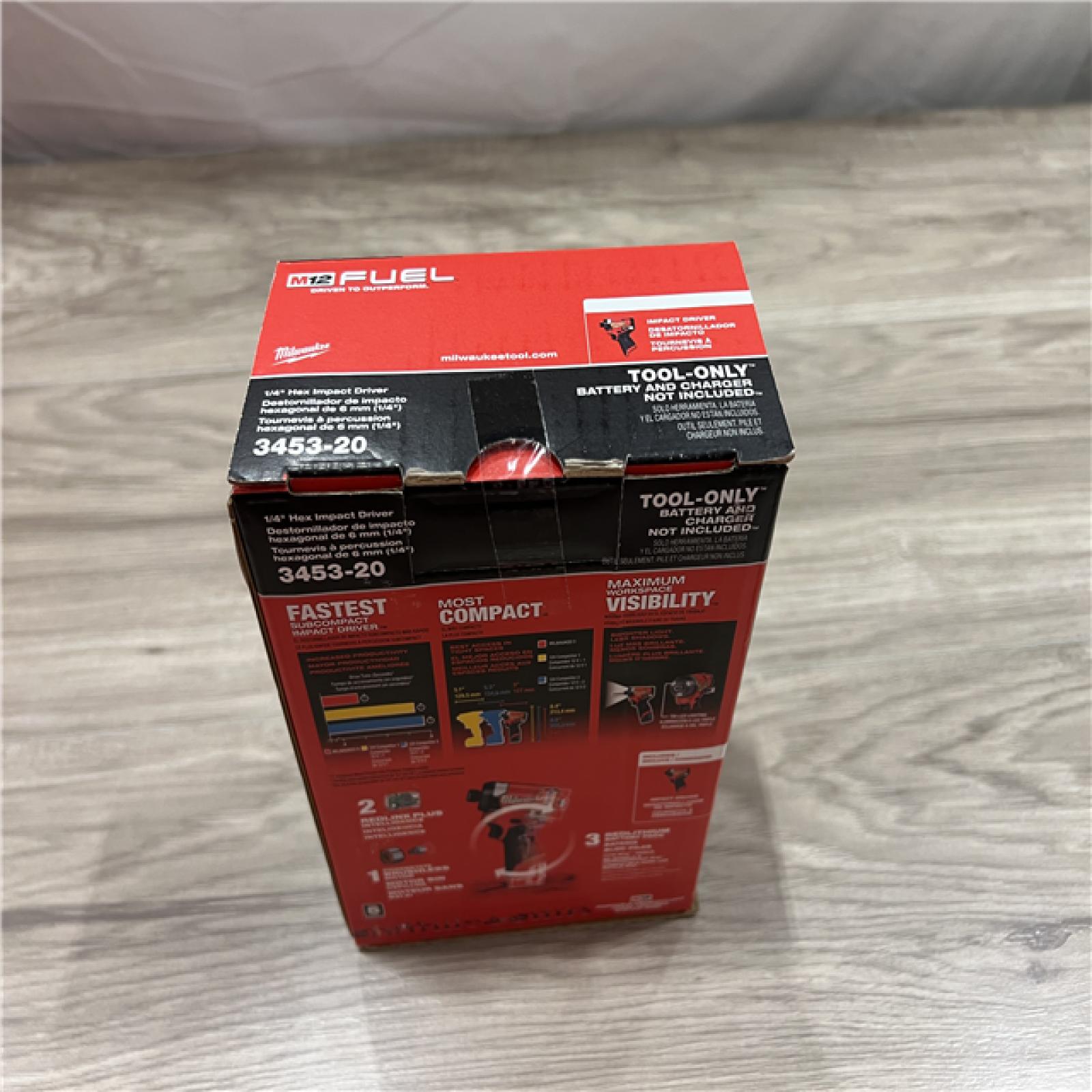 NEW Milwaukee  FUEL 12V Lithium-Ion Brushless Cordless 1/4 in. Hex Impact Driver (Tool-Only)