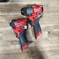 HOUSTON LOCATION - AS-IS Milwaukee 3497-22 12V Brushless Hammer Drill and Impact Driver Combo Kit