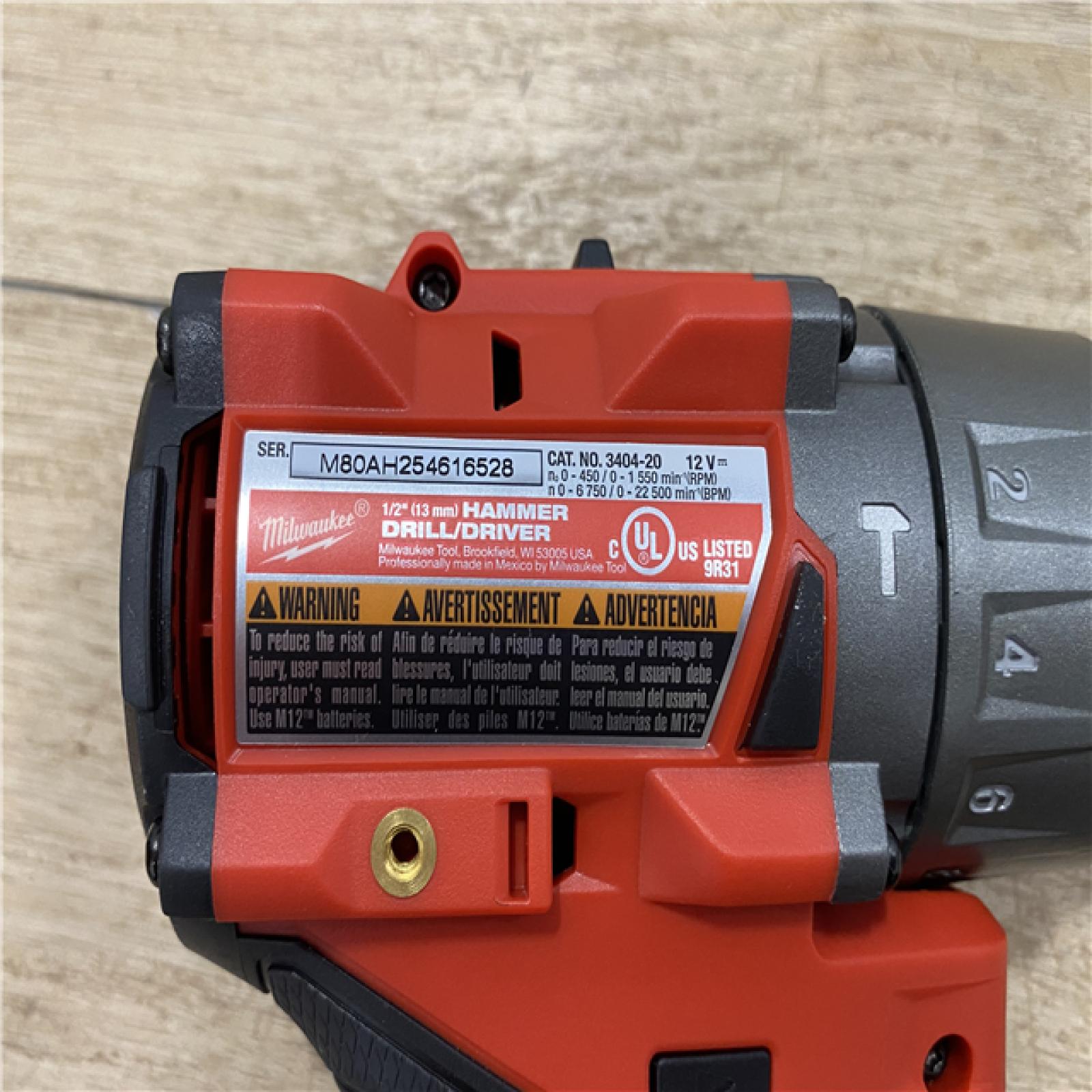 AS-IS Milwaukee FUEL 12-Volt Lithium-Ion Brushless Cordless Hammer Drill and Impact Driver Combo Kit
