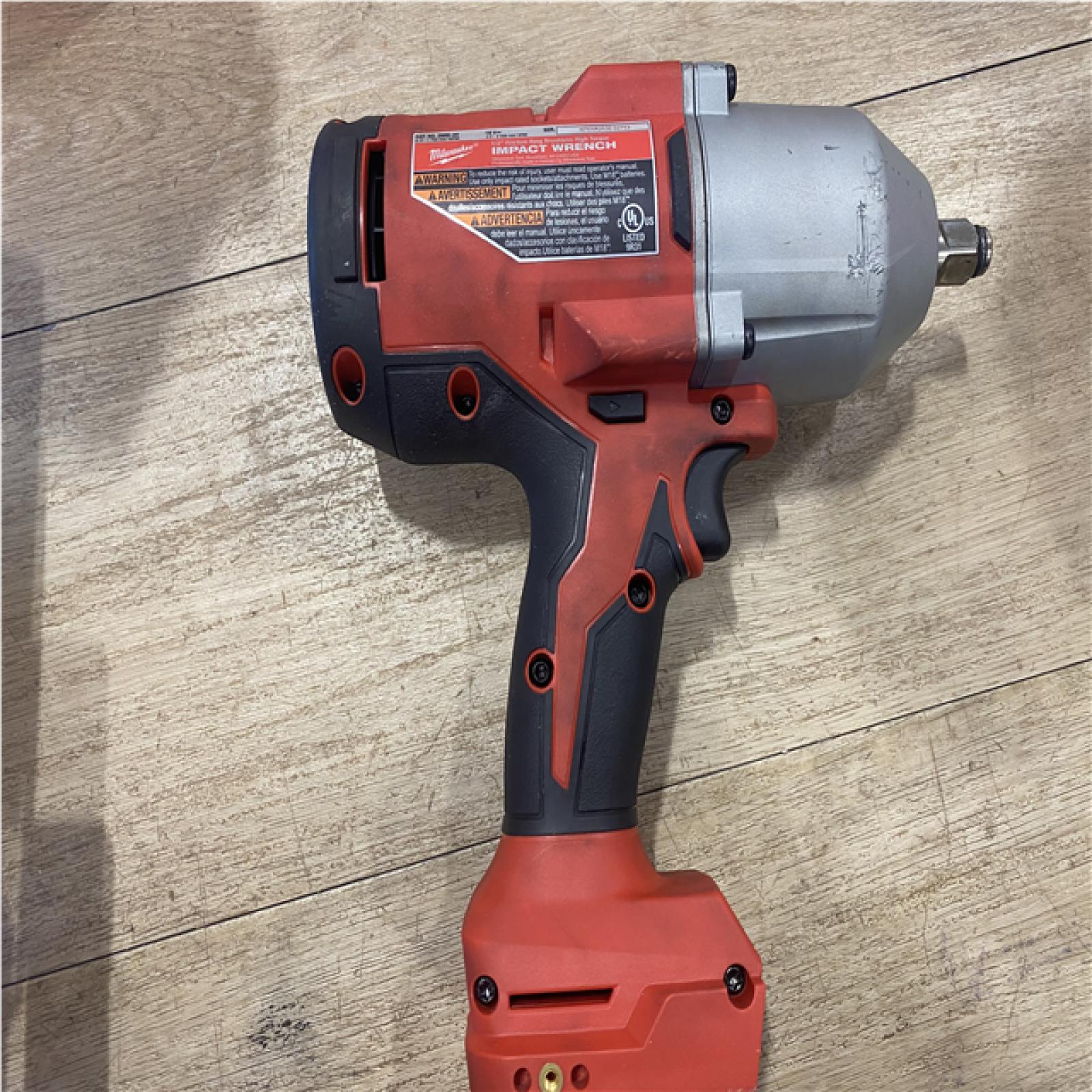 AS-IS Milwaukee 18-Volt Lithium-Ion Brushless 1/2 in. High Torque Impact Wrench with Friction Ring (Tool-Only)