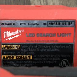 AS-IS Milwaukee M18 18-Volt Lithium-Ion Cordless Search Light (Tool-Only)