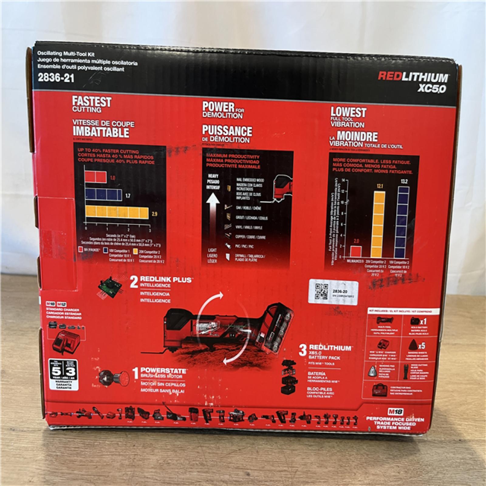 NEW! Milwaukee FUEL 18V Lithium-Ion Cordless Brushless Oscillating Multi-Tool Kit