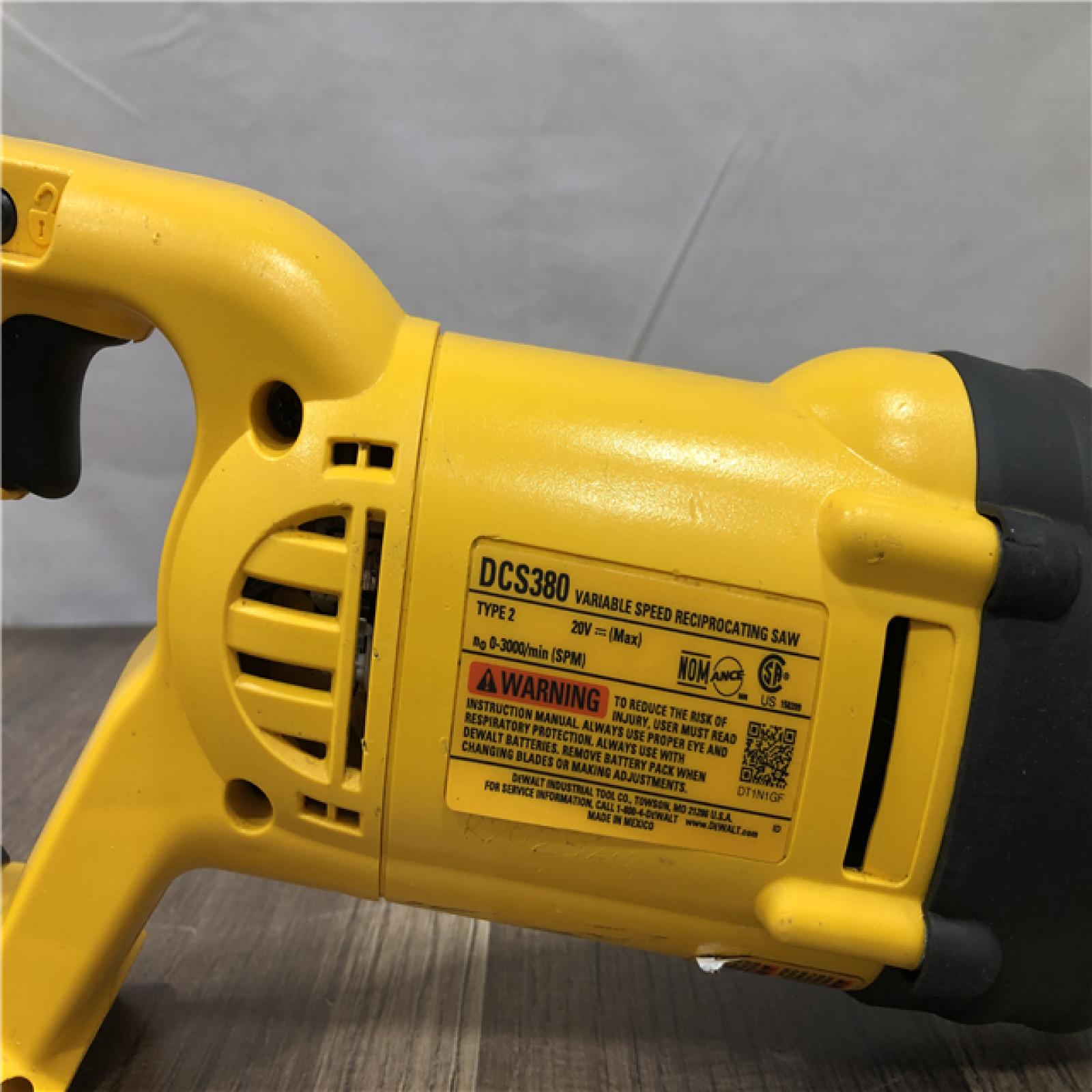 AS-IS DEWALT 20V MAX Cordless Reciprocating Saw (Tool Only)