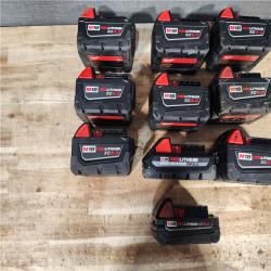 HOUSTON LOCATION - AS - IS MILWAUKEE BATTERY PACK QTY - 10