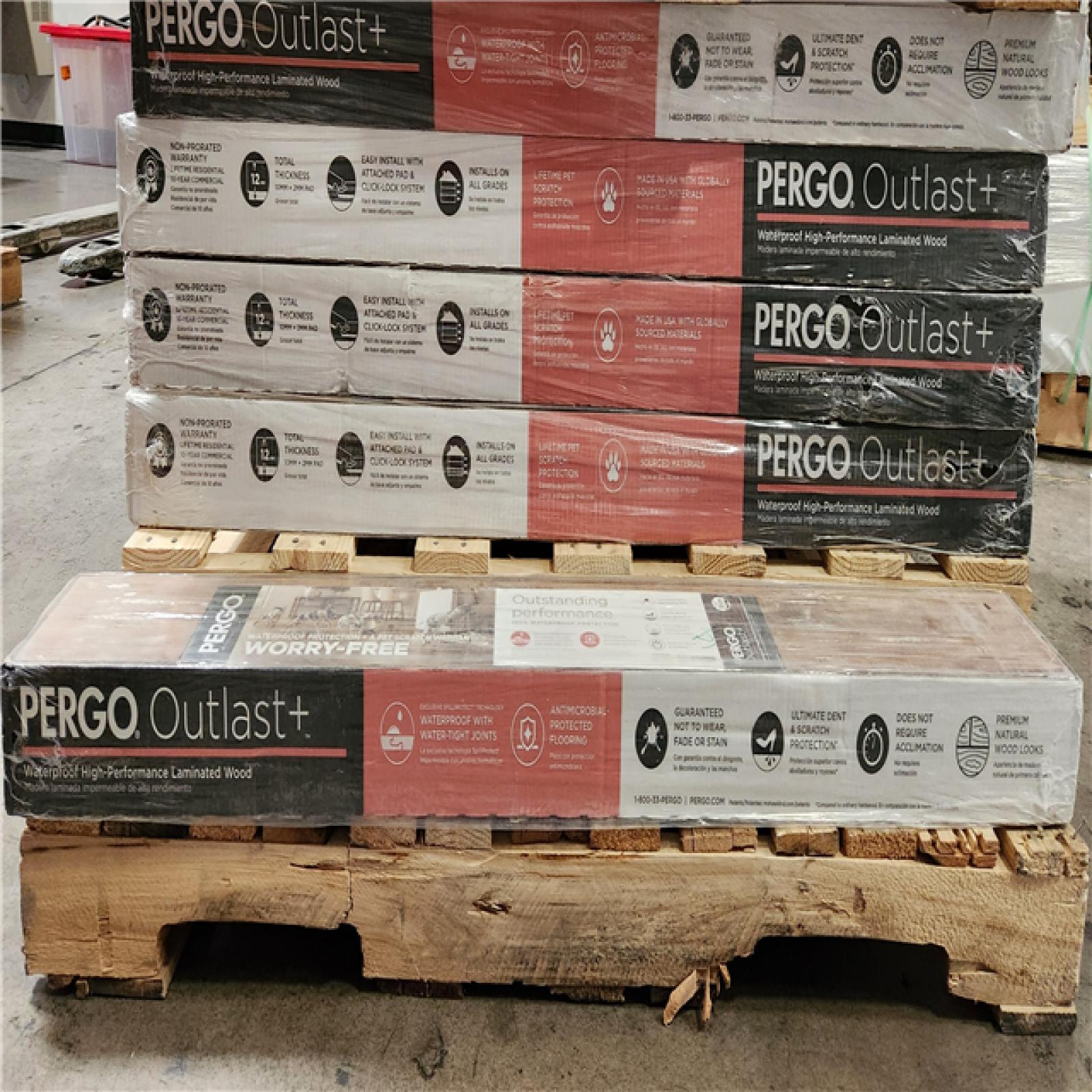 Phoenix Location NEW Pergo Outlast+ Applewood 12 mm T x 5.2 in. W Waterproof Laminate Wood Flooring (288 sqft 21 case)