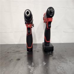 AS-IS- Milwaukee FUEL 12-Volt Lithium-Ion Brushless Cordless Hammer Drill and Impact Driver Combo Kit