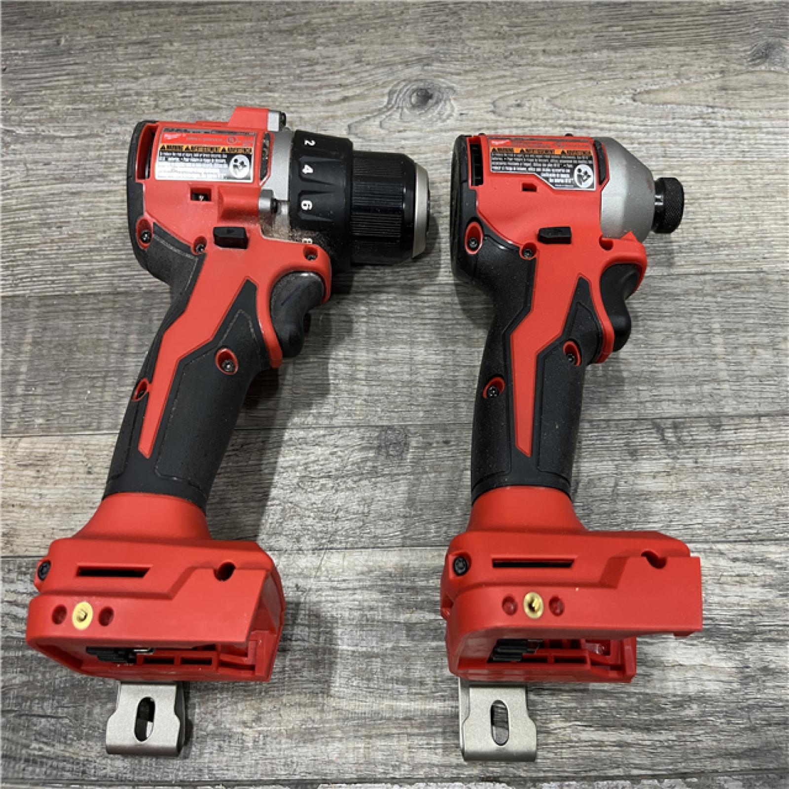AS-IS Milwaukee 18V Lithium-Ion Brushless Cordless Compact Drill/Impact Combo Kit