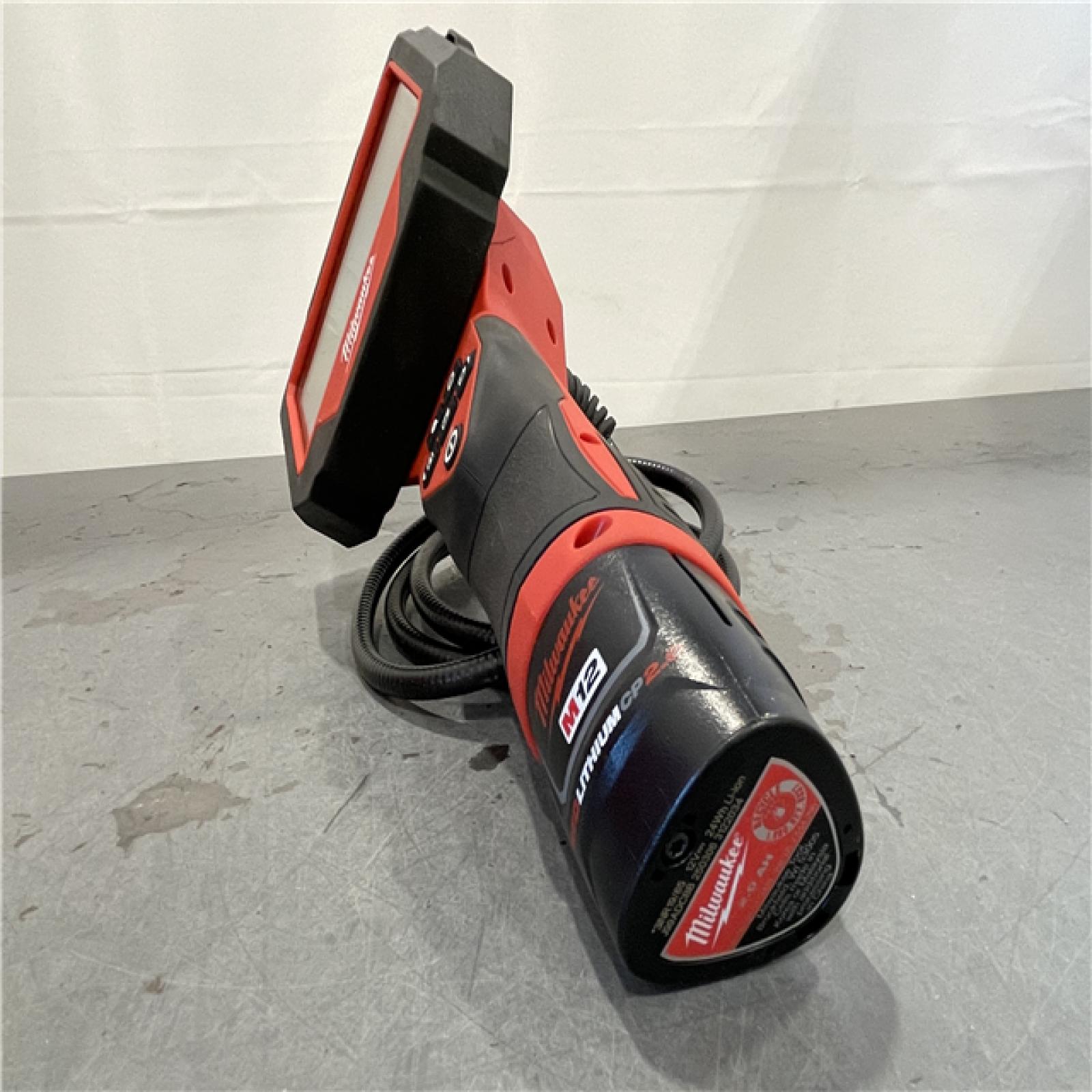 AS-IS - MILWAUKEE M12 12V Lithium-Ion Cordless M-SPECTOR 360-Degree 4 Ft. Inspection Camera Kit