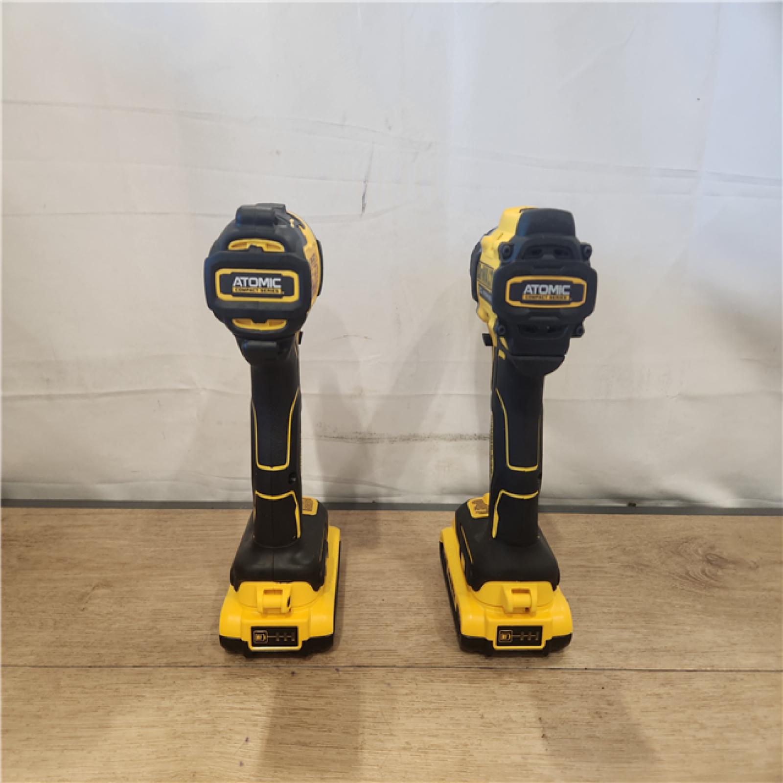 AS-IS- DEWALT ATOMIC 20-Volt MAX Lithium-Ion Cordless Combo (2-Tool) Kit