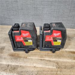 HOUSTON LOCATION - AS-IS MILWAUKEE 2 CROSSLINE LASER COMBO