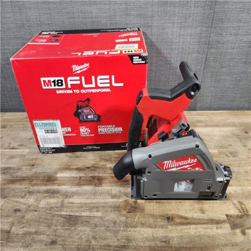 HOUSTON LOCATION - AS-IS Milwaukee M18 FUEL 18V Lithium-Ion Cordless Brushless 6-1/2 in. Plunge Cut Track Saw (Tool-Only)