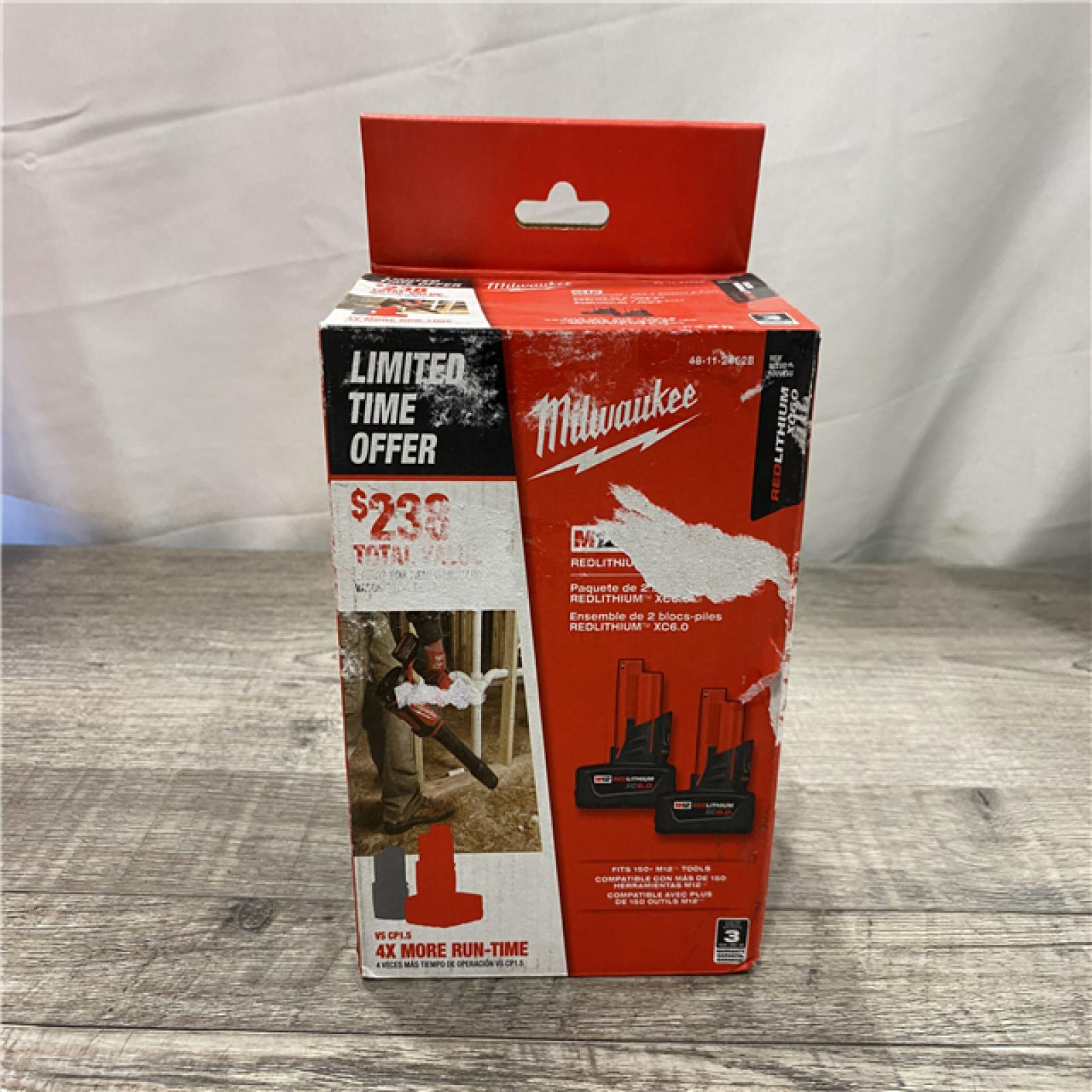 NEW - Milwaukee 12V Lithium-Ion XC Extended Capacity Battery Pack 6. 0Ah (2-Pack)