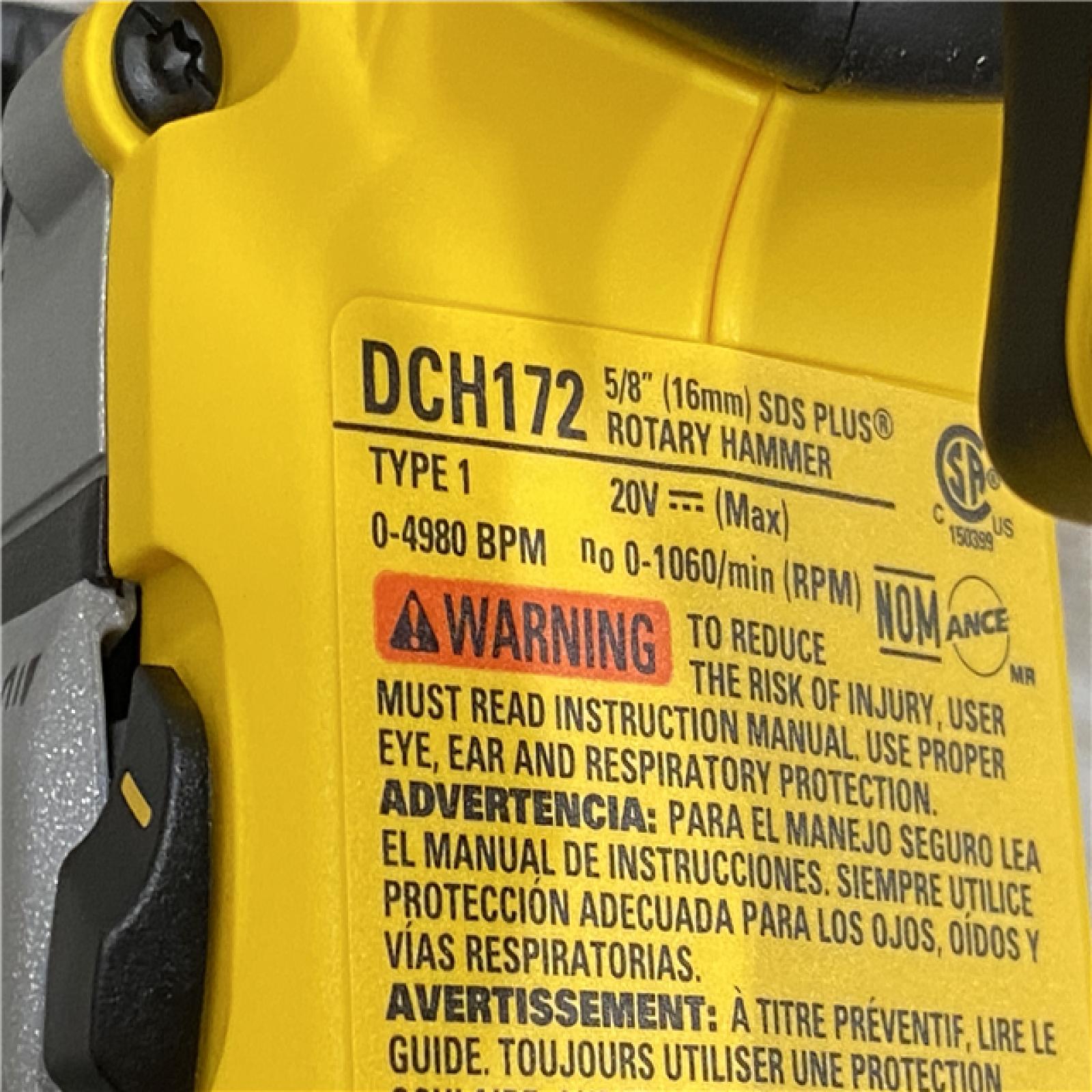 AS-IS DEWALT ATOMIC 20V MAX Cordless Brushless Ultra-Compact 5/8 in. SDS Plus Hammer Drill (Tool Only)