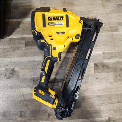 HOUSTON LOCATION - AS-IS (APPEARS LIKE NEW) DEWALT 20V MAX XR 15 Ga. Cordless 34 Deg Nailer 20 V