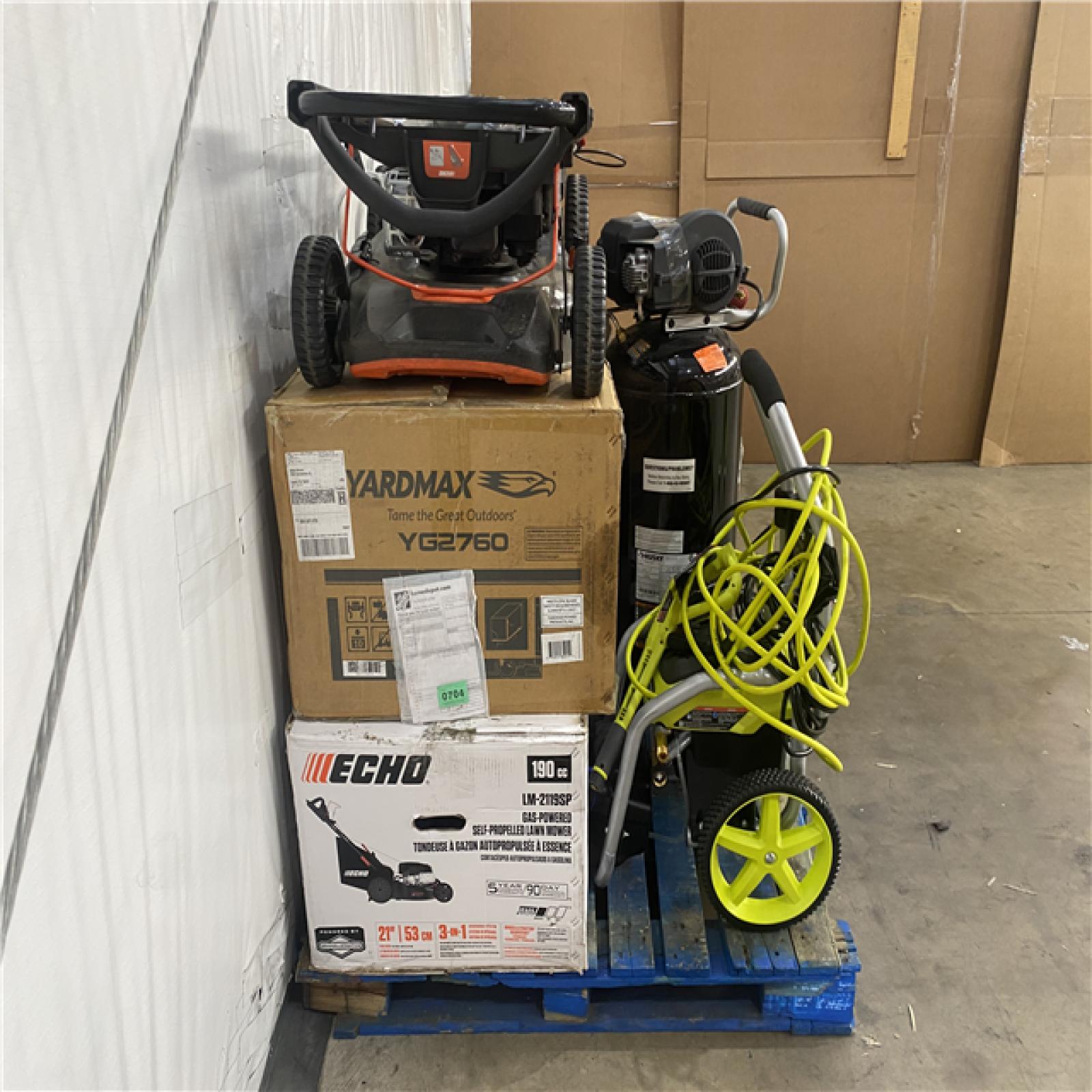 Houston Location AS IS - outdoor pallet