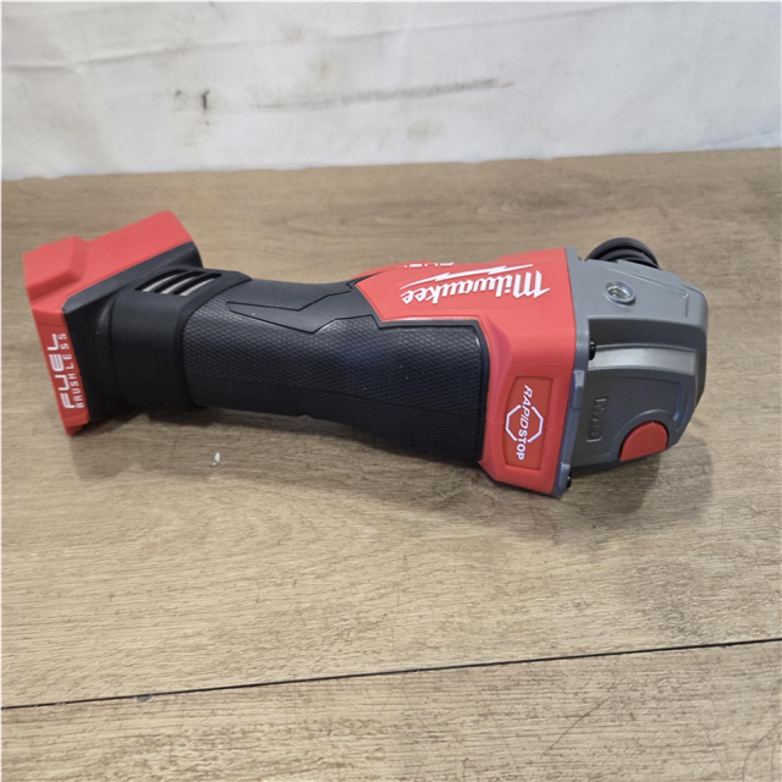 AS-IS Milwaukee FUEL 18V Lithium-Ion Brushless Cordless 4-1/2 in./5 in. Grinder w/Paddle Switch (Tool-Only)