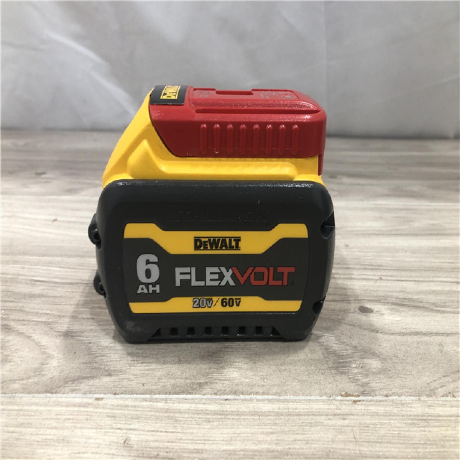 AS-IS DEWALT FLEXVOLT 20V/60V MAX Lithium-Ion 6.0Ah Battery Pack Starter Kit