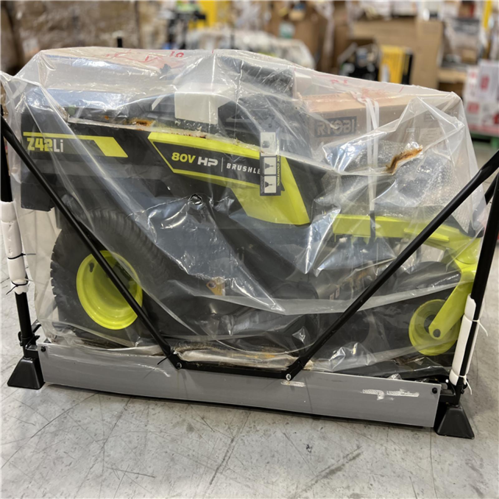 DALLAS LOCATION - RYOBI 80V HP Brushless 42 in. Battery Electric Cordless Zero Turn Riding Mower