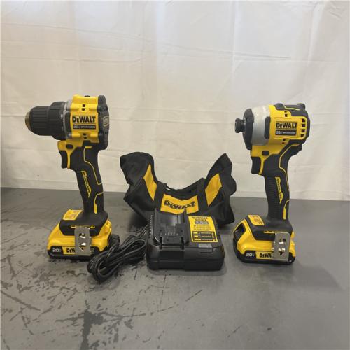 AS-IS- DEWALT ATOMIC 20-Volt MAX Lithium-Ion Cordless Combo Kit