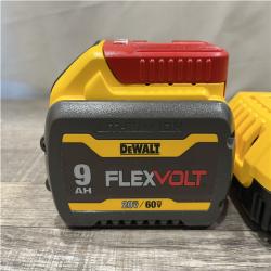 AS-IS DEWALT 20V/60V MAX FLEXVOLT Lithium-Ion 9.0Ah Battery and Charger Starter Kit