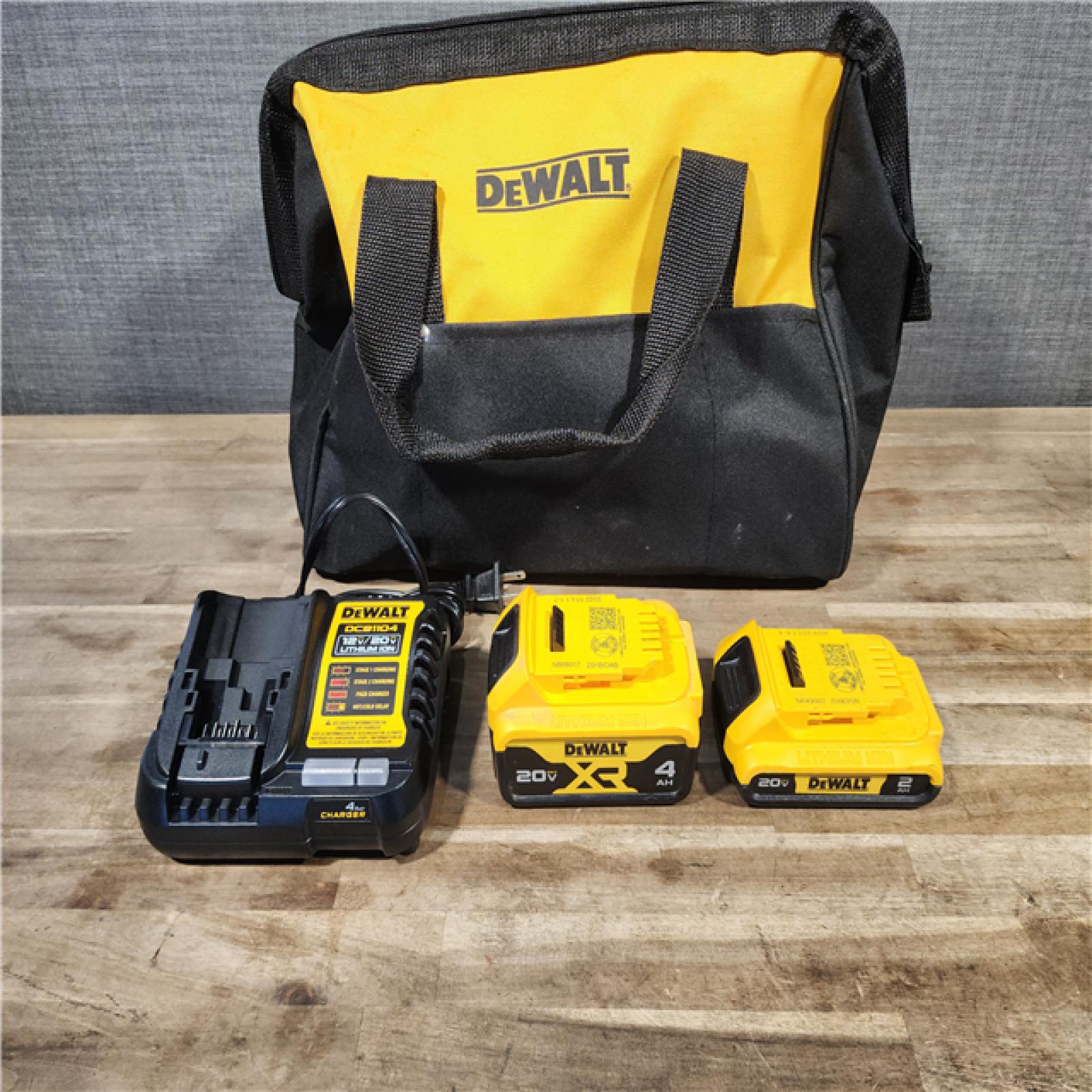 HOUSTON LOCATION - AS-IS DEWALT 2 TOOL COMBO KIT W/ (2) BATTERY & CHARGER