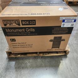 Phoenix NEW Monument Grills 4-Burner Propane Gas Grill in Stainless with Clear View Lid  LED Controls  Side and Sear Burners