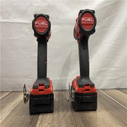 AS-IS Milwaukee FUEL 18V Lithium-Ion Brushless Cordless Hammer Drill and Impact Driver Combo Kit