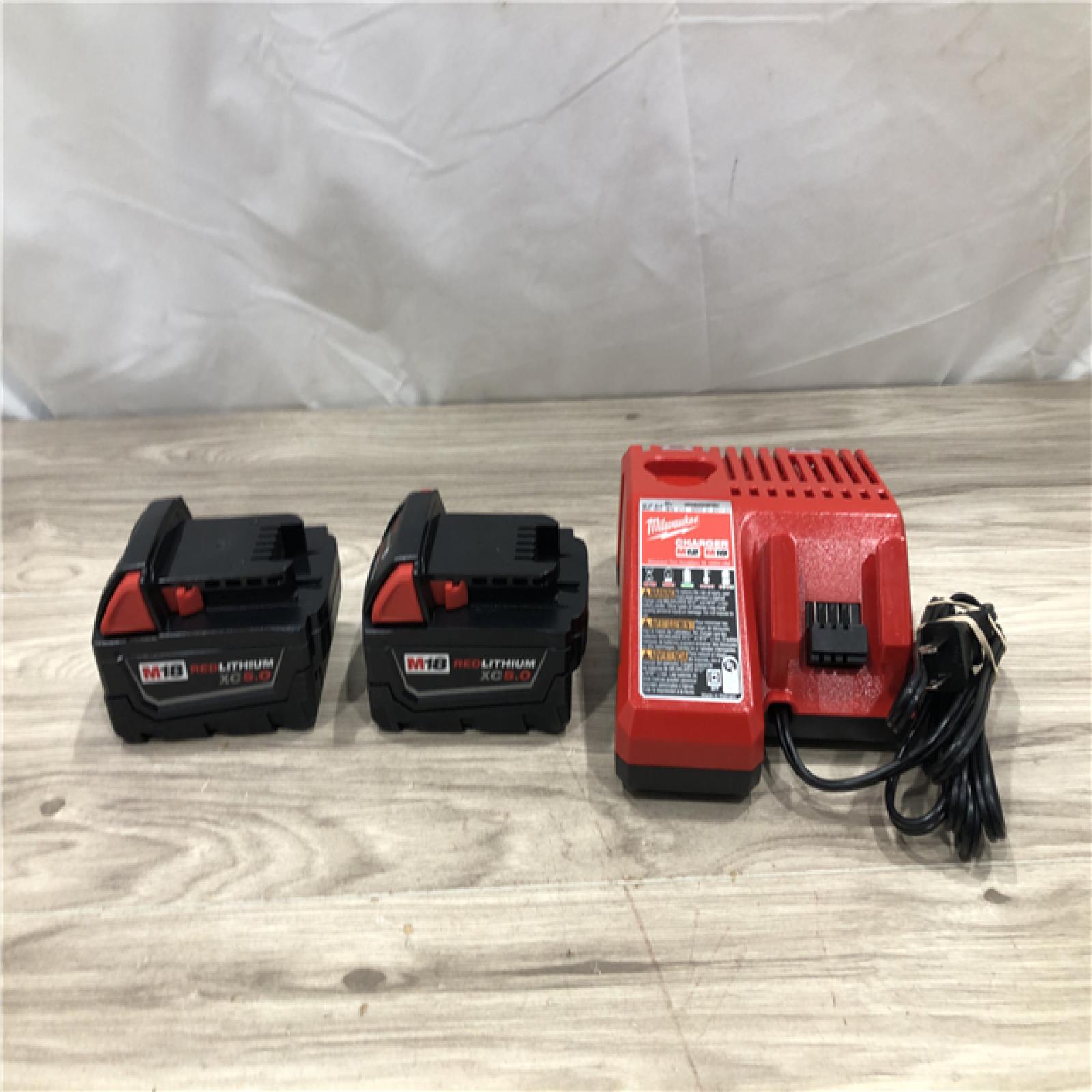 AS-IS Milwaukee 18-Volt Lithium-Ion XC Starter Kit