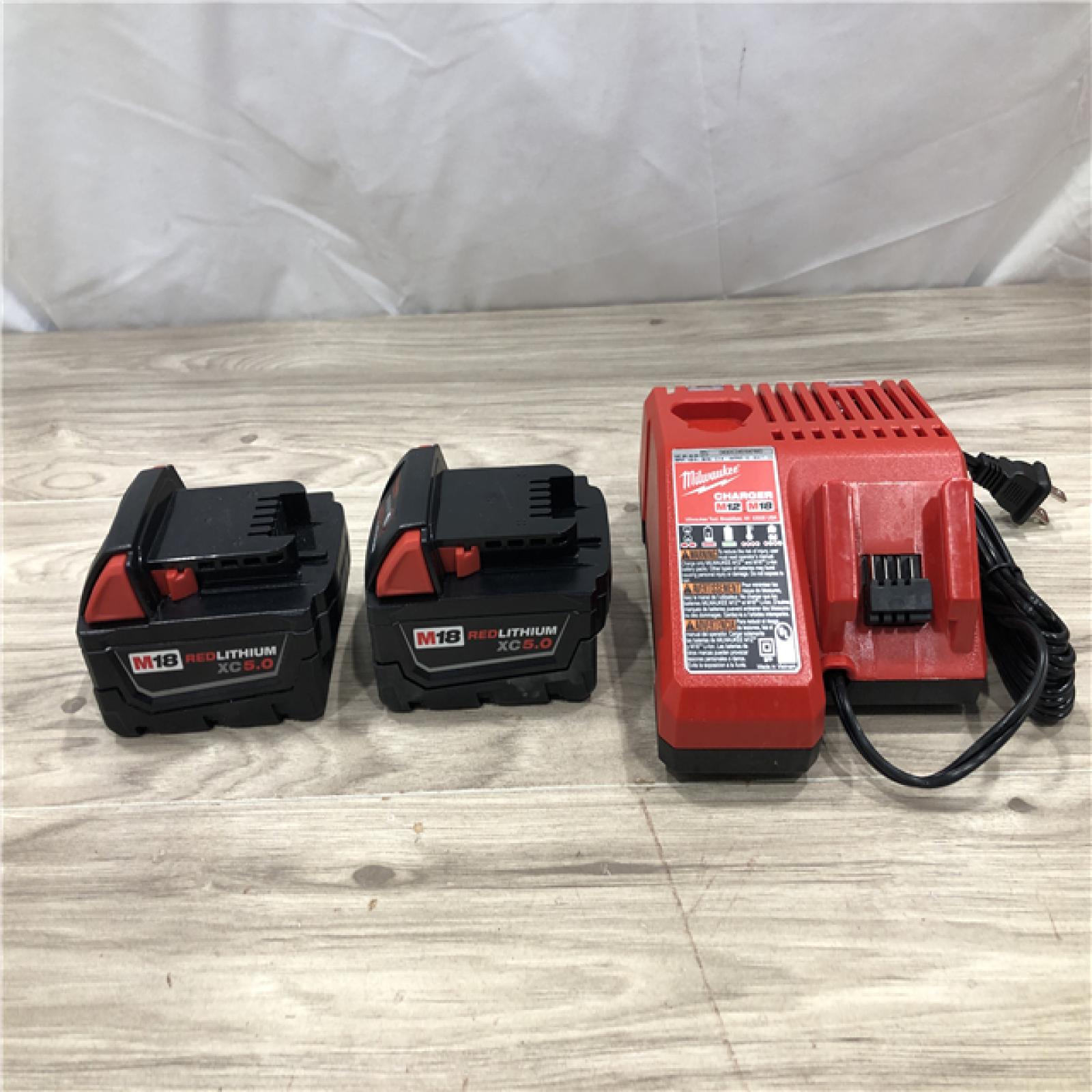 AS-IS Milwaukee 18-Volt Lithium-Ion XC Starter Kit