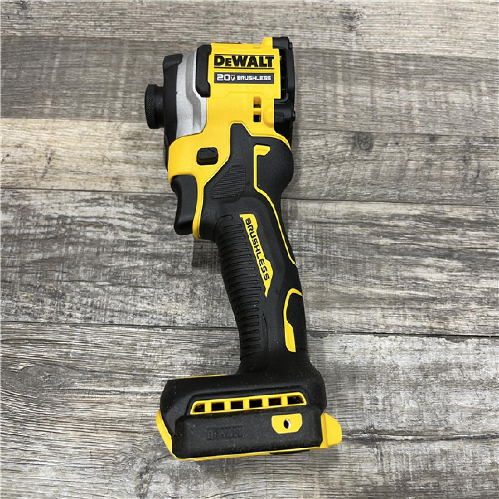 AS-IS DEWALT ATOMIC 20V MAX Lithium-Ion Cordless 1/4 in. Brushless Impact Driver Kit