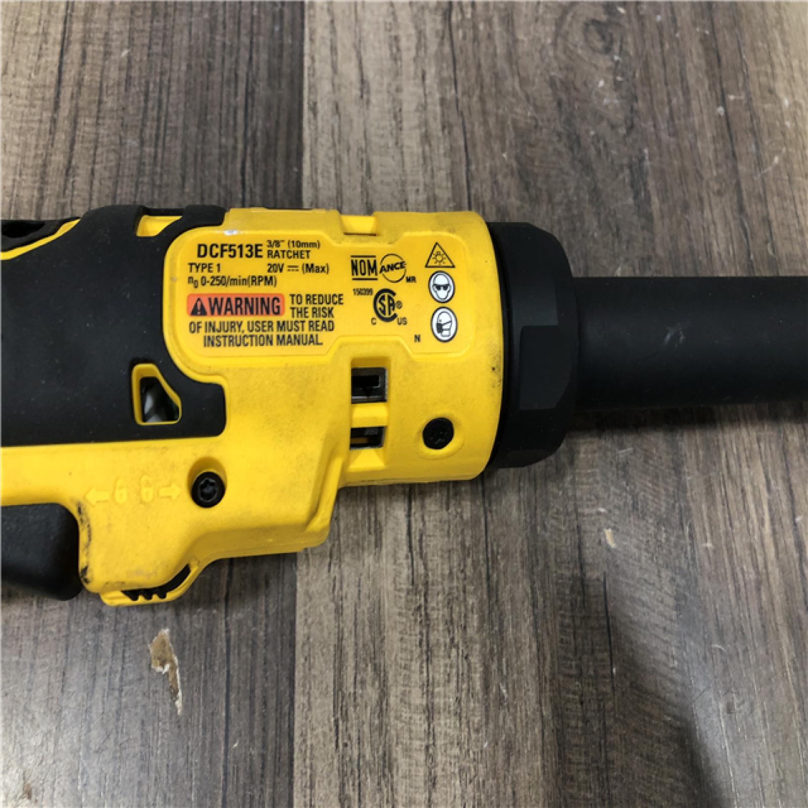 AS-IS DEWALT ATOMIC 20V MAX 3/8 in. Extended Reach Cordless Ratchet (Tool Only)
