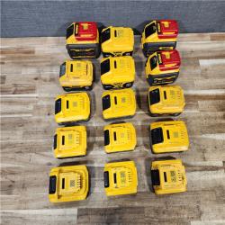 HOUSTON LOCATION - AS - IS DEWALT BATTERY PACK QTY - 15