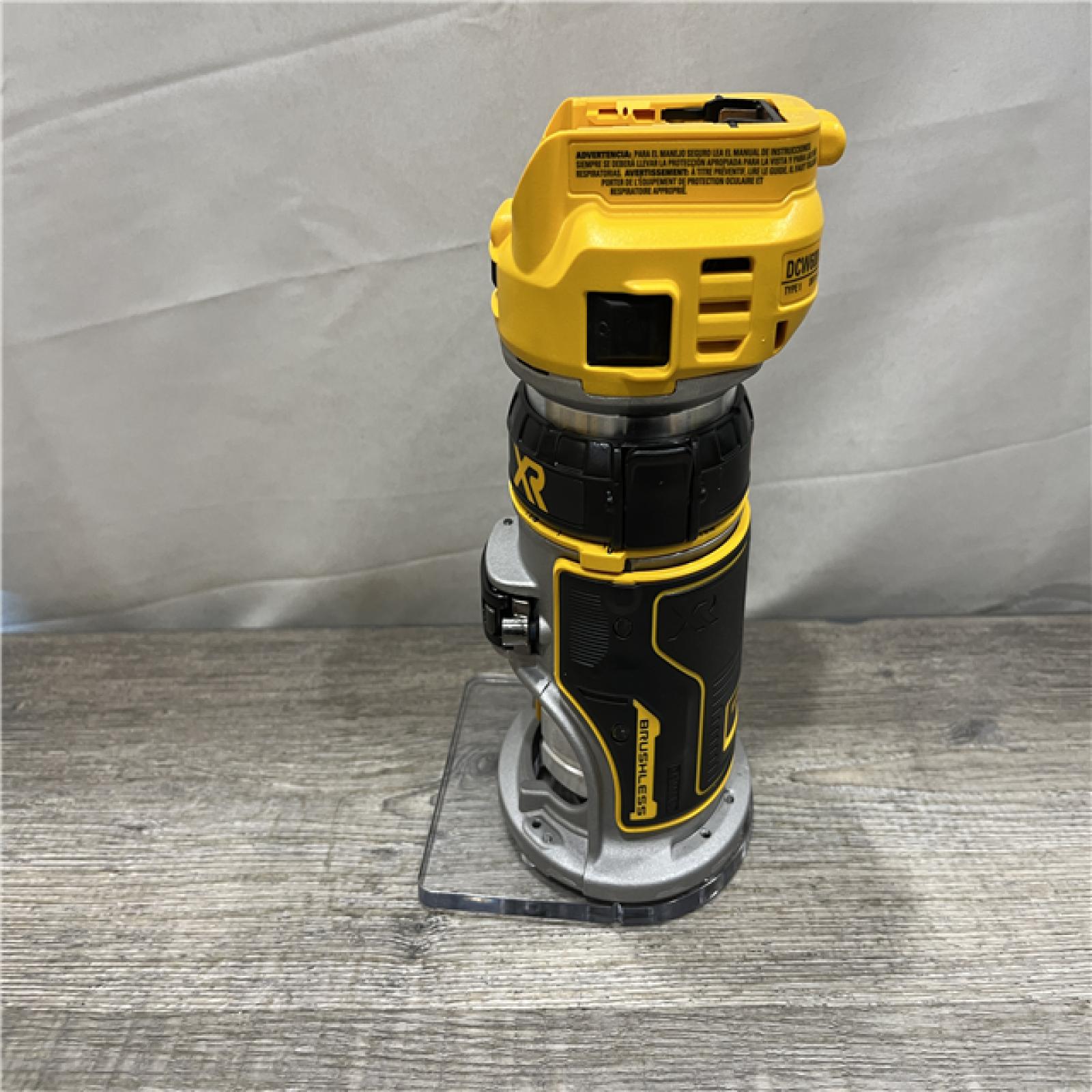 AS-IS DEWALT 20V MAX XR Cordless Brushless Fixed Base Compact Router (Tool Only)