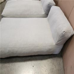 Phoenix 2 Evita Patio Furniture Bed Beach Olefin Plastic Outdoor Chaise Lounge Chair with Dark Grey Cushions