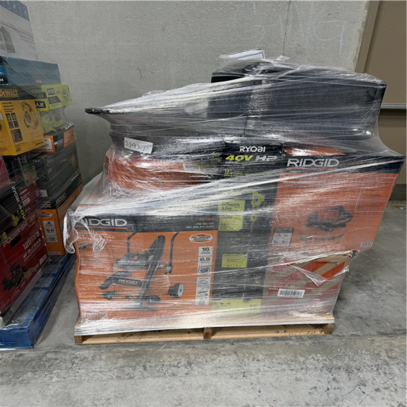 atlanta Location As-Is Tools Partial Truckload (4 pallets + Lawnmowers) 5397-D