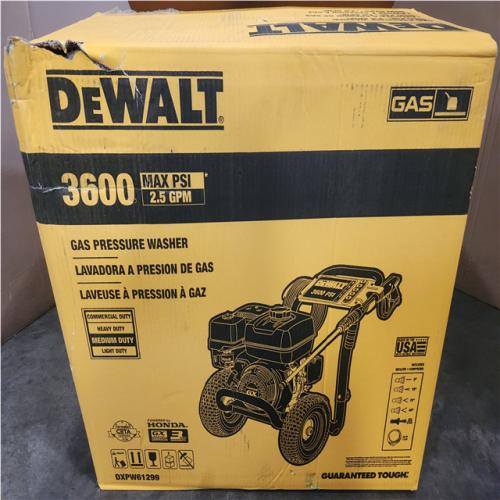 Phoenix NEW DEWALT 3600 PSI 2.5 GPM Cold Water Gas Professional Pressure Washer with HONDA GX200 Engine