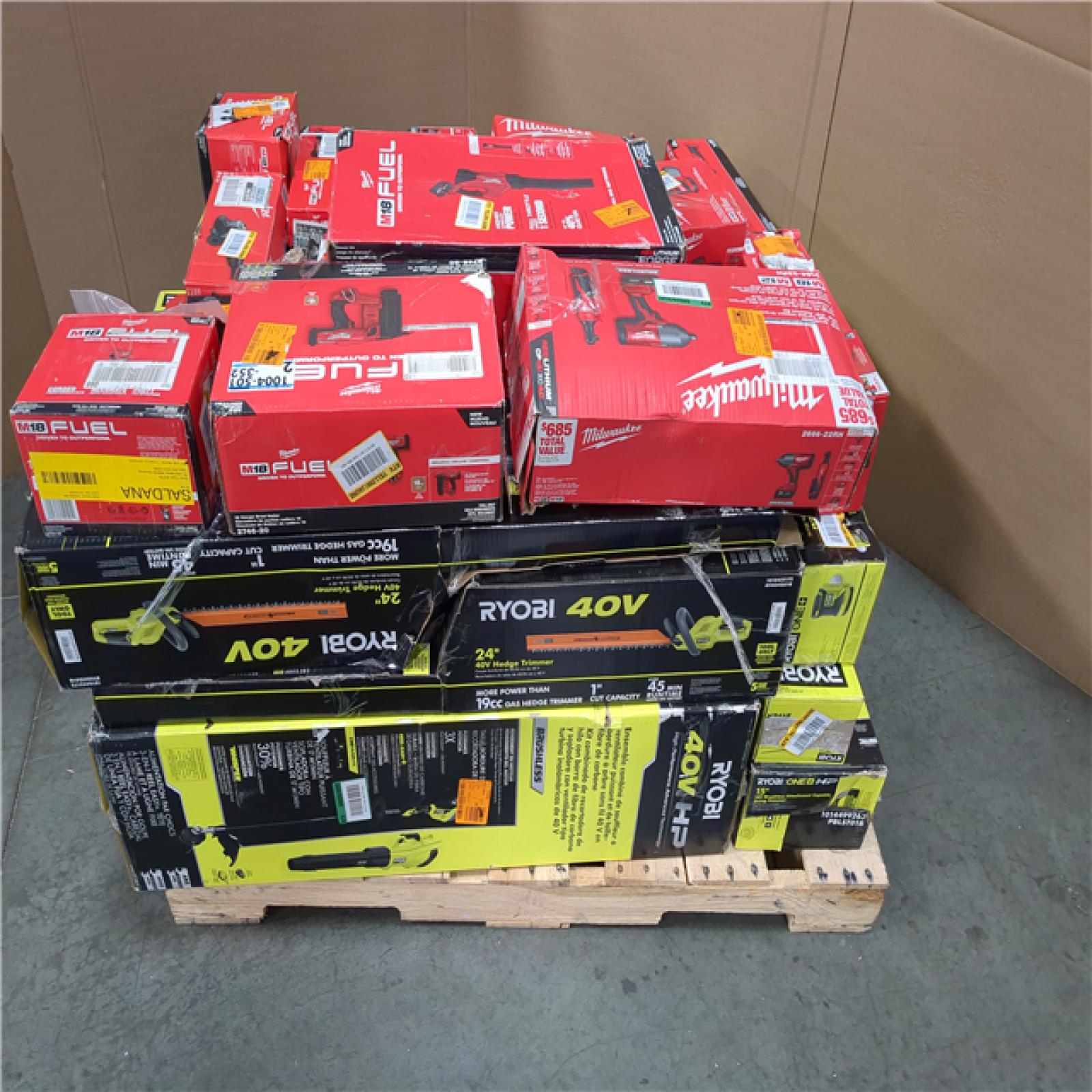 CALIFORNIA AS-IS TOOL PALLET