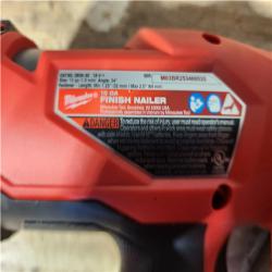 HOUSTON LOCATION - AS - IS Milwaukee FUEL 18V Lithium-Ion Brushless Cordless Gen II 15-Gauge Angled Nailer (Tool-Only)