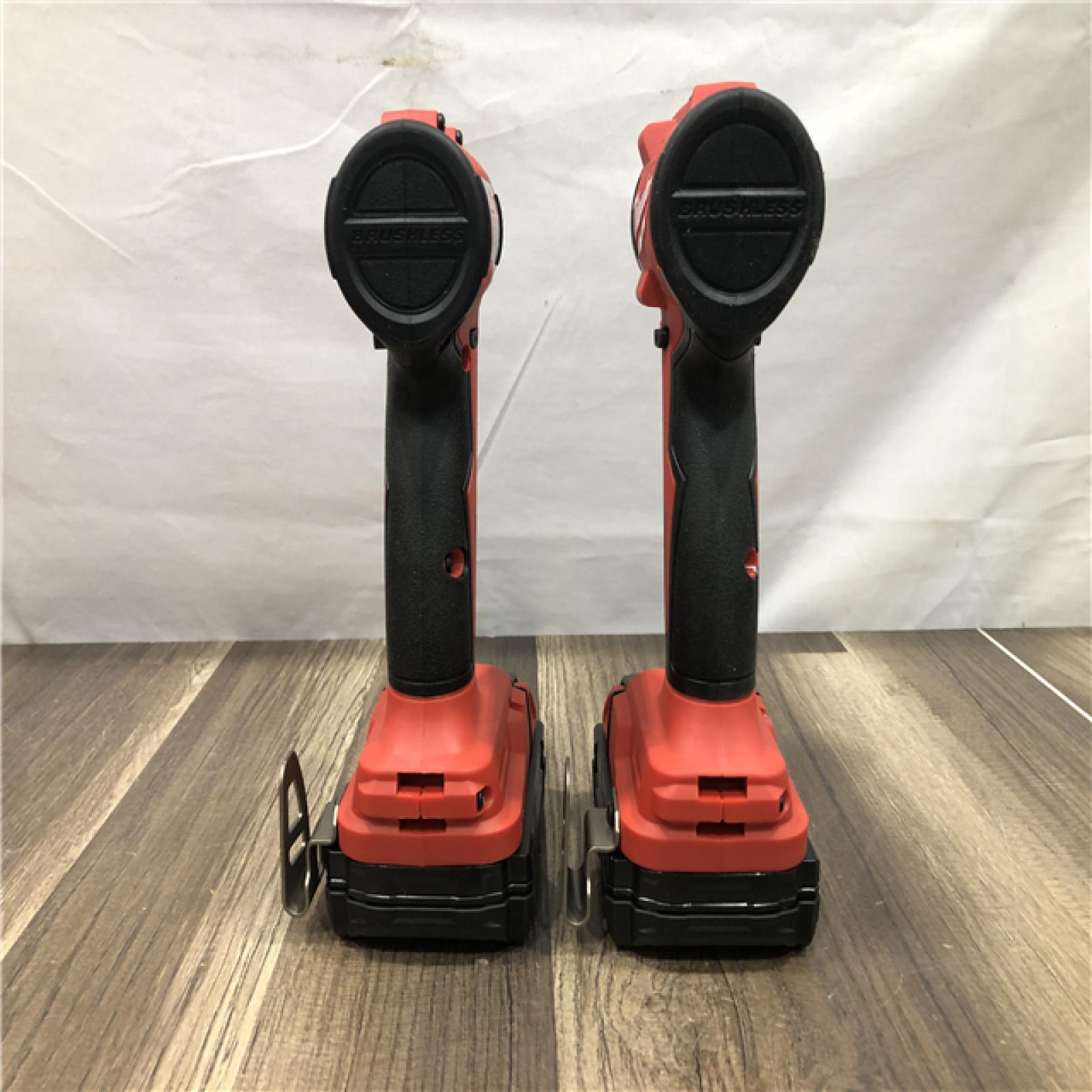 AS-IS Milwaukee 18V Lithium-Ion Brushless Cordless Compact Drill/Impact Combo Kit