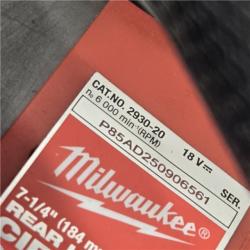 AS-IS MILWAUKEE 7-1/4 REAR HANDLE CIRCULAR SAW (TOOL ONLY)