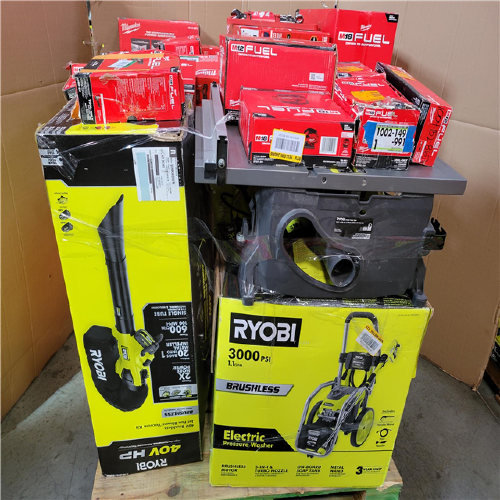 CALIFORNIA AS-IS TOOL PALLET