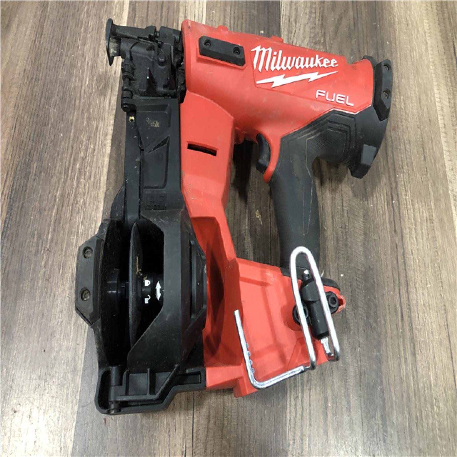AS-IS Milwaukee FUEL 18-Volt Lithium-Ion Brushless Cordless Coil Roofing Nailer (Tool Only)