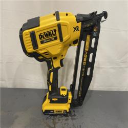 AS-IS - DeWalt 20V MAX XR 16-Gauge Electric Cordless Angled Finishing Nailer Kit